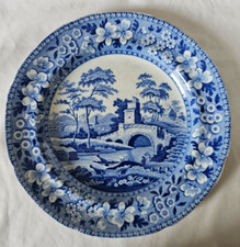 SPODE PIATTO INGLESE BLU E