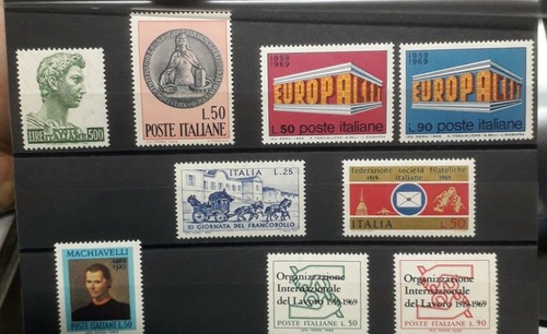 1969 italia francobolli annata - 1969,