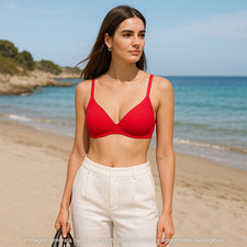 Golden Point Reggiseno Rosso