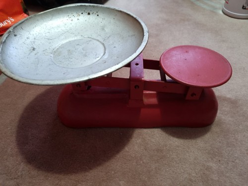 Vintage weighing scale 1950s - vintage,