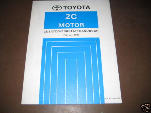 Manuale officina toyota - d'officina,