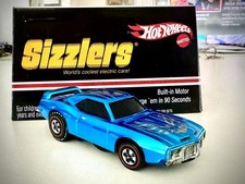 VINTAGE RARO TRANS AM HOT WHEELS SIZZLER SPECTRA BLU RESTO CUSTOM