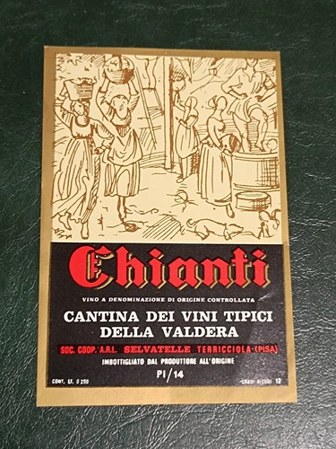 Etichetta vino chianti - etichetta,