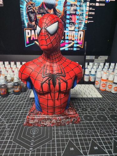 Busto spider man 27cm - spider-man,