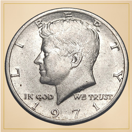 Mezzo dollaro kennedy 1971 - mezzo,