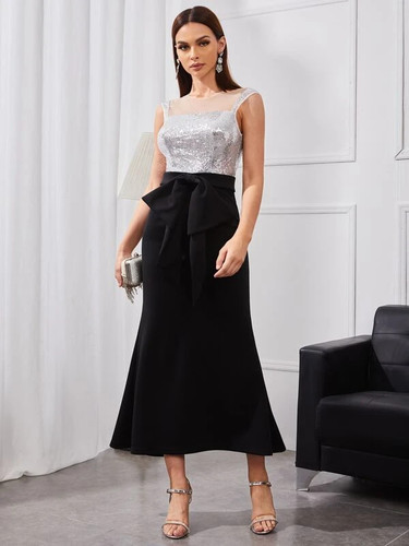 Abito sera elegante midi - abito,