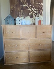 Cassettiera rovere sbiancato