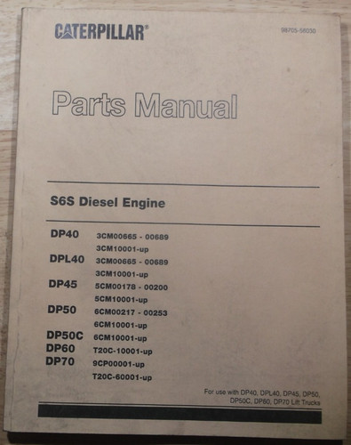 Cat caterpillar s6s motore - cat,