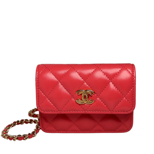Chanel mini portafoglio - mini, su