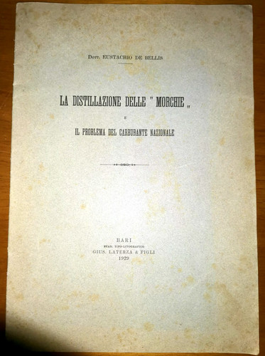 Distillazione delle morchie - la,