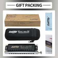 EASTTOP T12-48K Armonica Professionale Cromatica 12 Fori Chiave di C per Regalo US