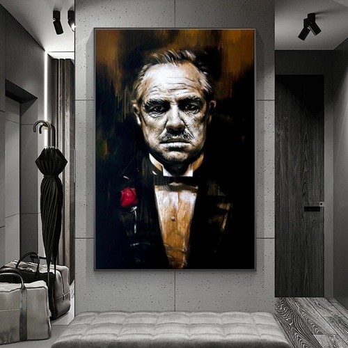 Dipinti tela padrino poster - tela,