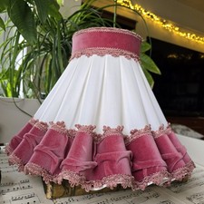 Paralume metà XX secolo rosa