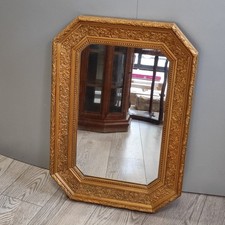 Specchio da parete con cornice floreale tardo 800 50x70 cm