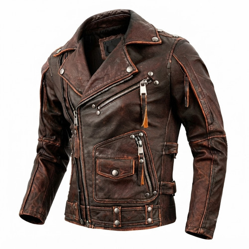 Giacca moto uomo - vintage, biker