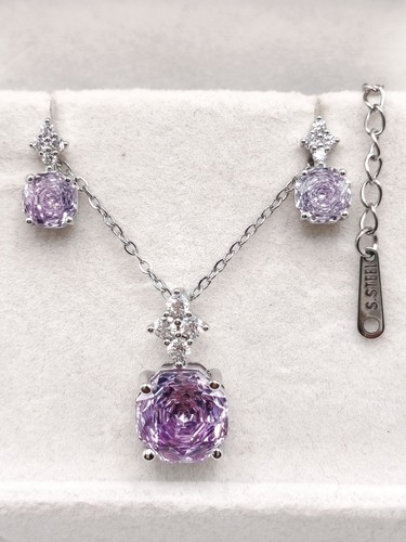 Set gioielli fiore zirconio - fiore,