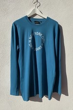 DKNY Donna Karan New York T-shirt Maniche Lunghe Anni 90 Vintage