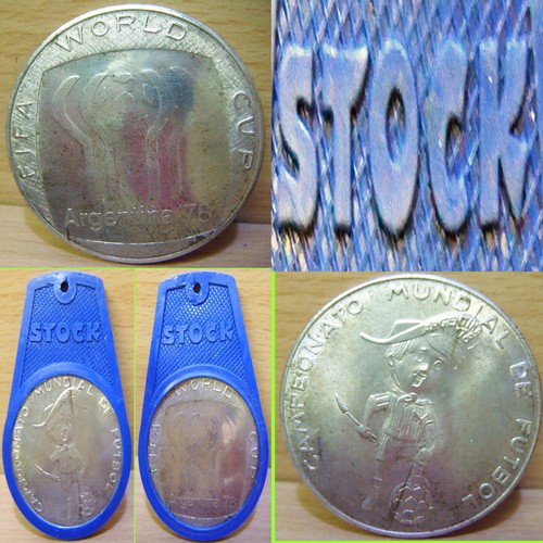 Stock medaglia commemorativa - stock,