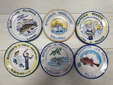 Lotto Piatti Ceramica Solimene Vietri Buon Ricordo da Collezione