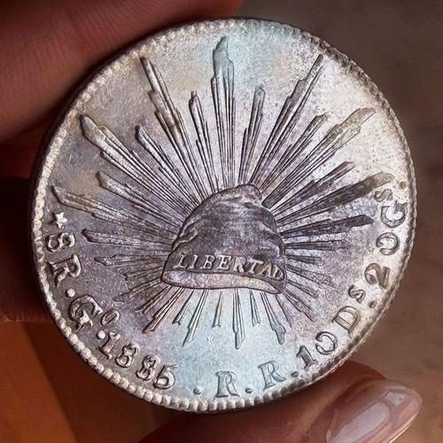 Messico reales 1885 - 8,