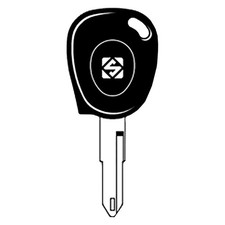 CHIAVI TRANSPONDER OTTONE CZD30TE (5 pz)