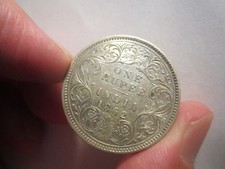 1862 INDIA UNA RUPIA