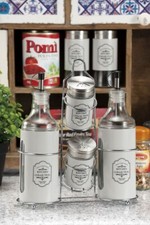 MENAGE IN VETRO E METALLO PER