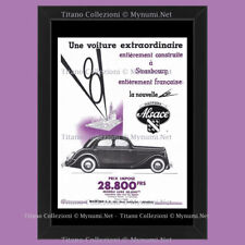 Anni ' 30  * Pubblicità Originale "Matford - HAVAS, Alsace, Une Voiture Extraord