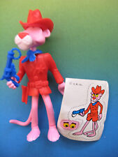 PANTERA ROSA 1989 SHERIFF + ADESIVO INTEGRO SORPRESE MONTABILI STECKFIGUR KINDER