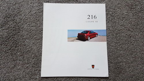 Rover 216 coupe brochure - coupe, se
