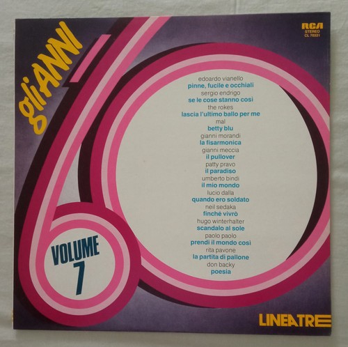 Gli anni lp lineatre - anni, 60