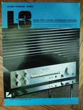 Luxman L-3 L3- dépliant brochure Hi-Fi a 2 pagine ORIGINALE