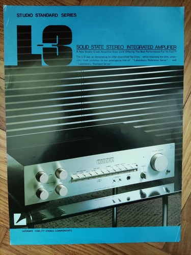Luxman dépliant - luxman, l3-