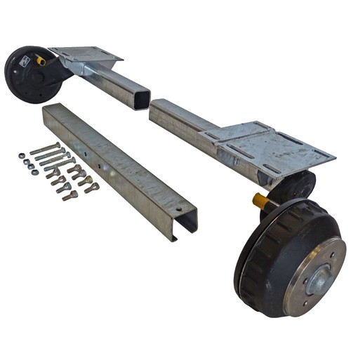Asse flessibile 1000kg frenato - 1000kg,