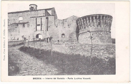 Brescia interno del castello - -,
