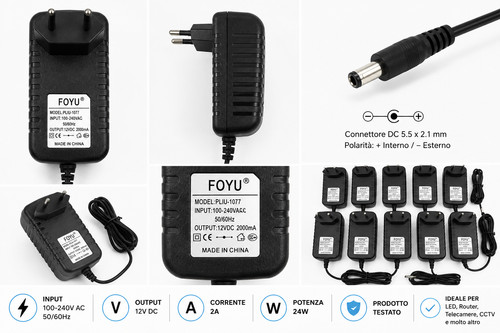Alimentatore 12v foyu - alimentatore,