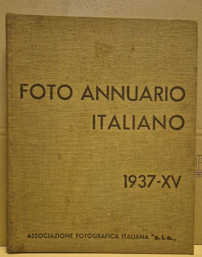 Foto annuario italiano 1937 - annuario, xv