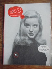 208 Magazine - August 1952 (Radio Luxembourg) - Diana Dors Cover