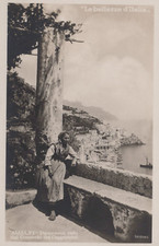 CARTOLINA  AMALFI CAMPANIA PANORAMA VISTO DAL CONVENTO DEI CAPPUCCINI NON VIAGG.