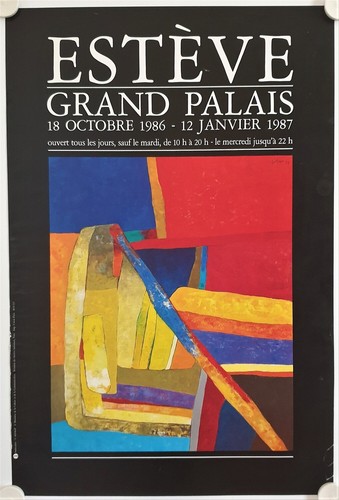 Affiche esteve 1986 - affiche, exposition