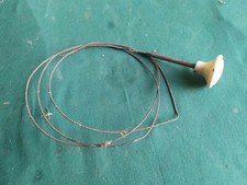 Pomello bianco avorio Cavo rilascio cofano Maggiolino  6 volt Vw Beetle Bug 