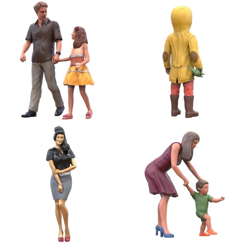 Set personaggi famiglia - personaggi,