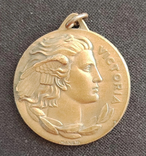 Antica medaglia bronzo 1956 - antica,