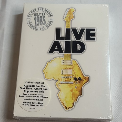 Rare oop live aid dvd - &, box