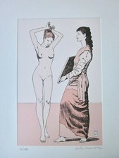 MILO MANARA PICASSO 1906 La Toilette Incisione all'acquatinta acquaforte etching