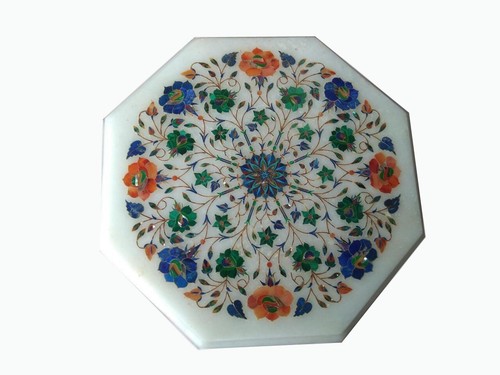 Piano tavolo marmo - in, 14"