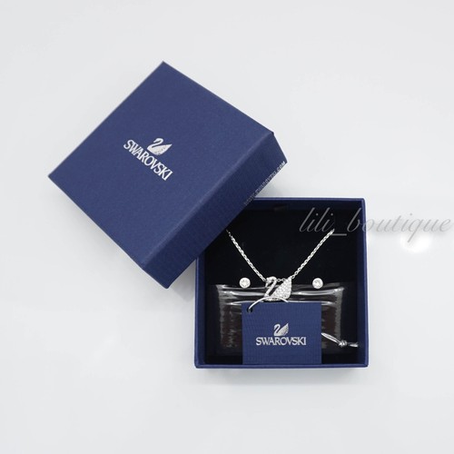 Set orecchini collana cigno