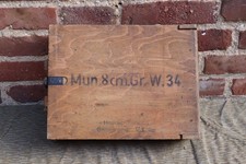 Granate da lancio 8 cm lanciagranate 34 Wehrmacht scatola munizioni seconda guerra mondiale