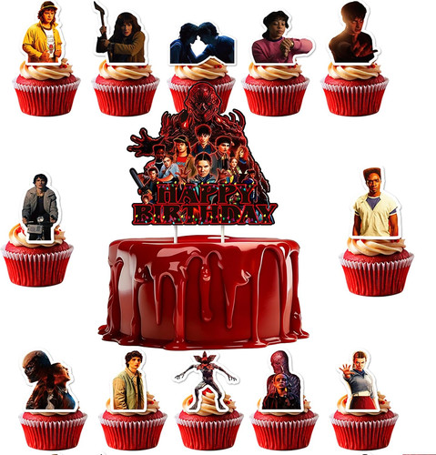 Cake topper stranger things - stranger,
