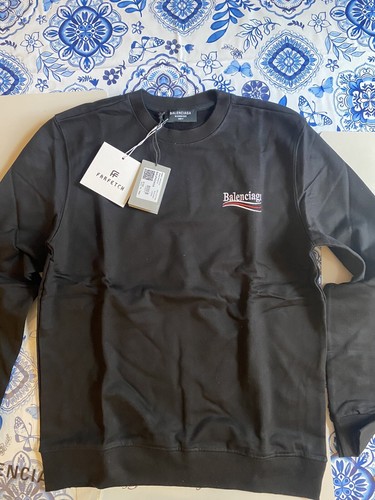 Felpa balenciaga nera nuova - balenciaga,,